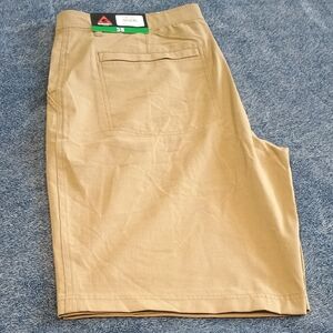 Quiksilver Men’s Khaki Flat Front Shorts